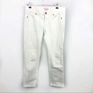 Lilly Pulitzer worth skinny resort white jeans